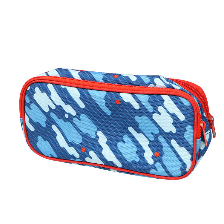 Printed Leather Pencil Case
